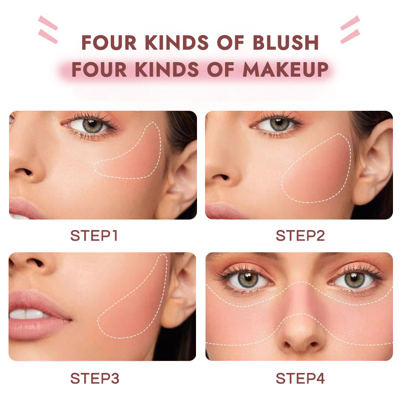 Blush Líquido Brilho Natural em um Toque Suave