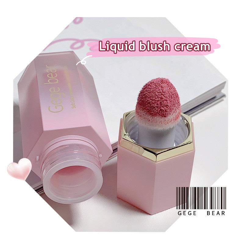 Blush Líquido Brilho Natural em um Toque Suave