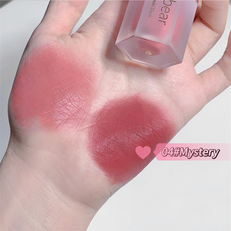 Blush Líquido Brilho Natural em um Toque Suave